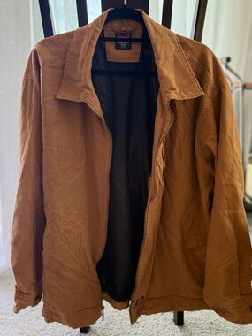 Wrangler Workwear Brown Canvas Jacket Men’s 2XL